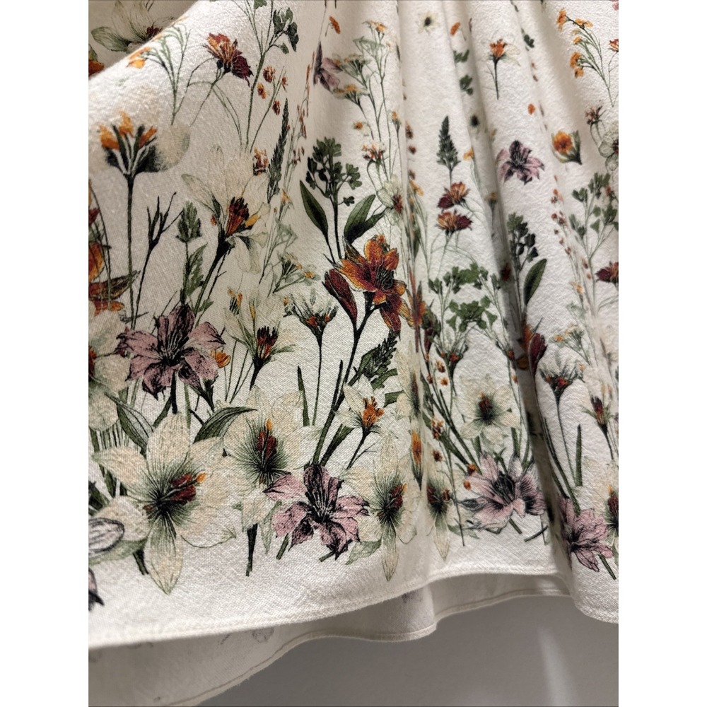 Max Studio London Boho Peasant Maxi Dress Wild Flowers‎ Size Womens XL - Picture 6 of 11